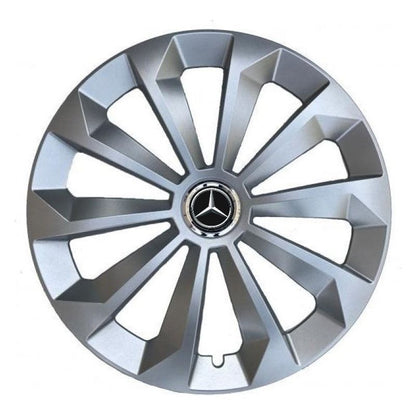 4 db-os 14 hüvelykes (R14) kerékborító készlet, Fame Gray, Mercedes-Benz kompatibilis