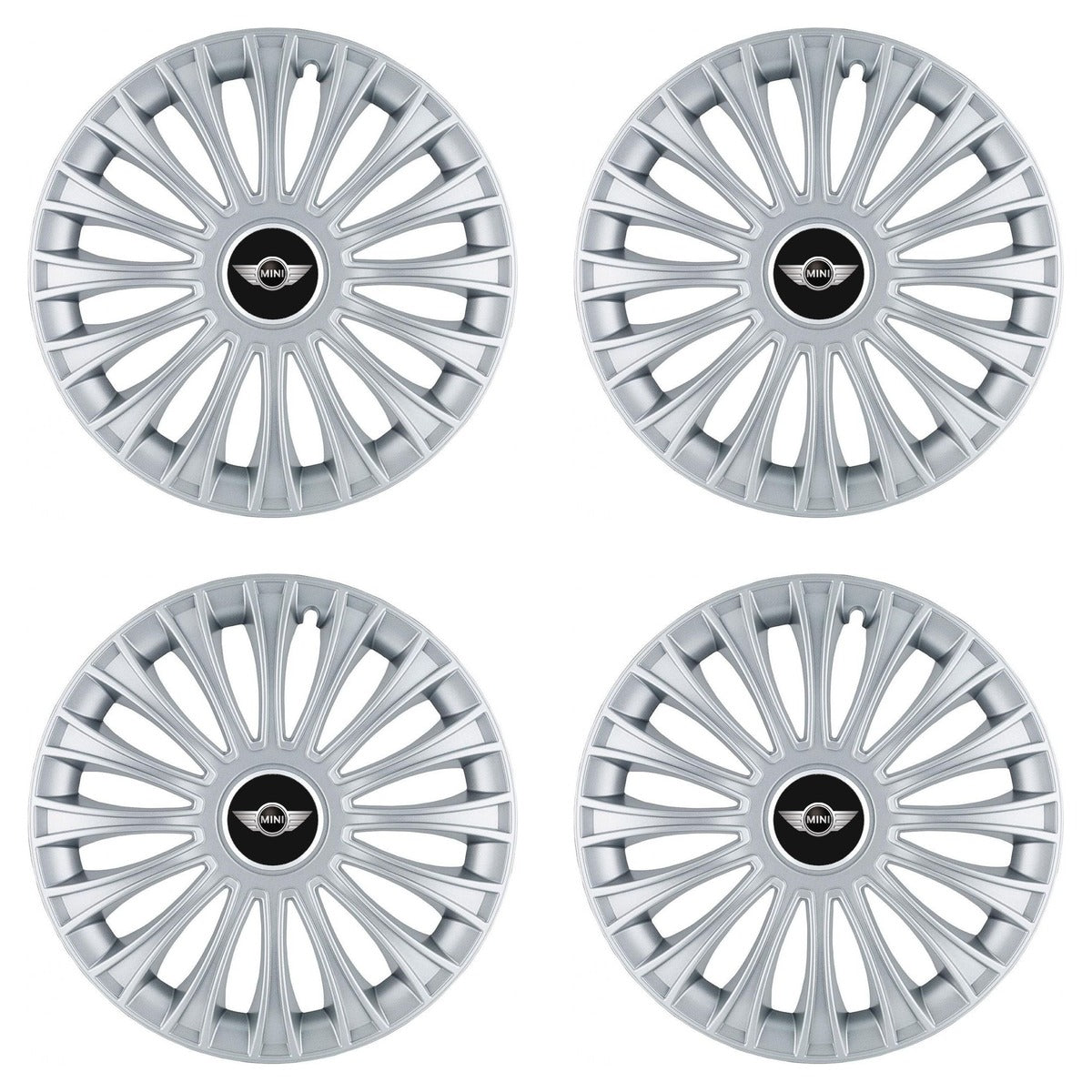 Set 4 Capace Roti, potrivite jantelor de R14, pentru Mini, model dino cromat