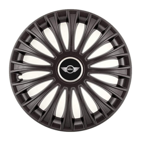 Set 4 Capace Roti, potrivite jantelor de R14, pentru Mini, model dino Negru