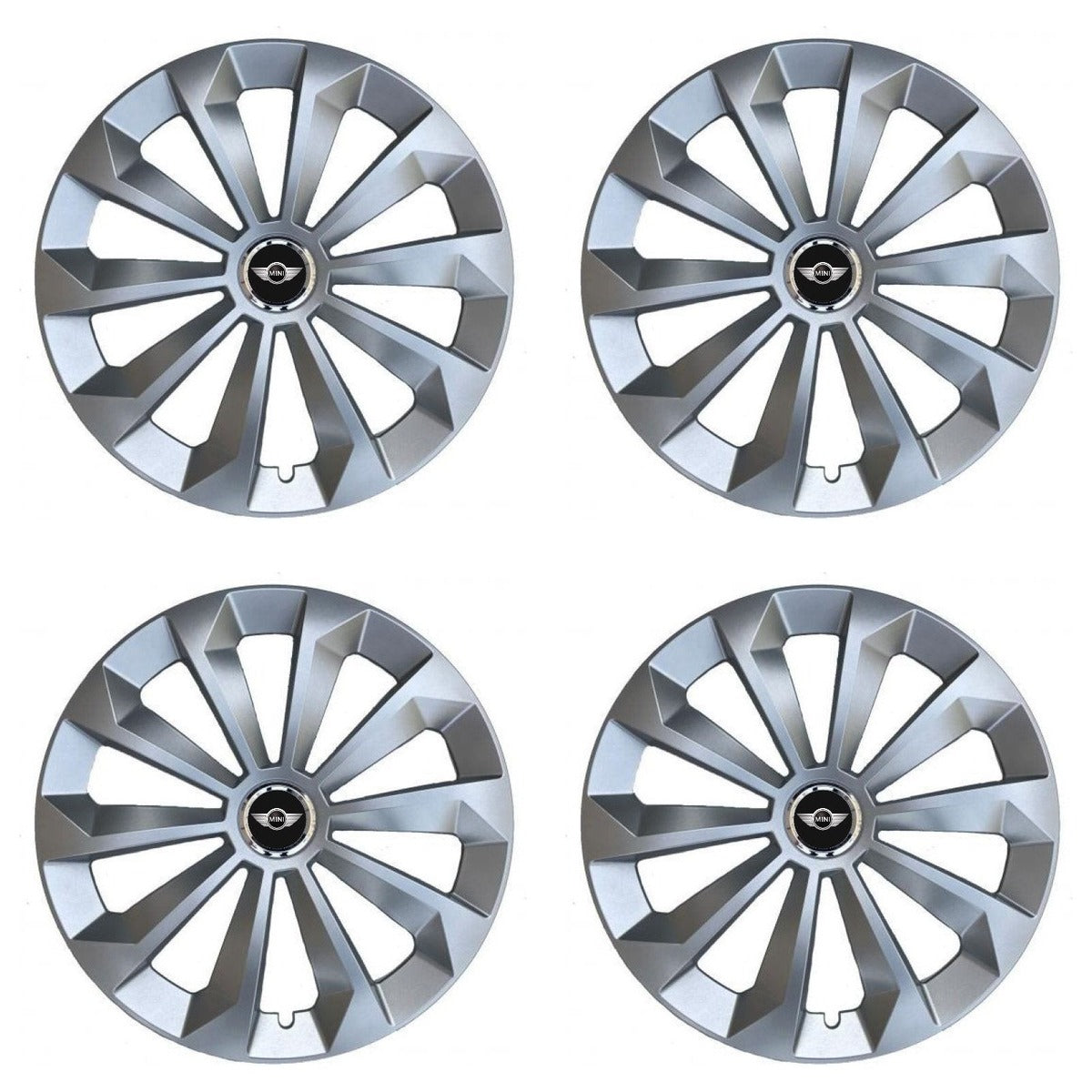 Set 4 Capace Roti 14 inchi (R14) Fame Gri, Compatibile Cu Mini
