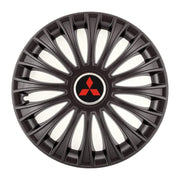 Set 4 Capace Roti, potrivite jantelor de R14, pentru Mitsubishi, model dino Negru