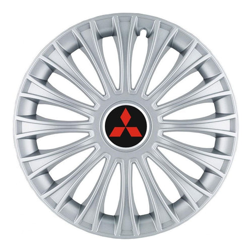 Set 4 Capace Roti, potrivite jantelor de R14, pentru Mitsubishi, model dino cromat