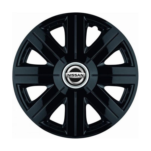 Set 4 Capace Roti, potrivite jantelor de R14, pentru Nissan, model Cosmos Negru