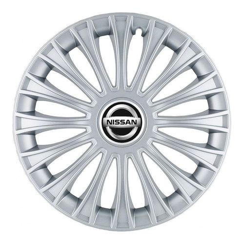 Set 4 Capace Roti, potrivite jantelor de R14, pentru Nissan, model dino cromat