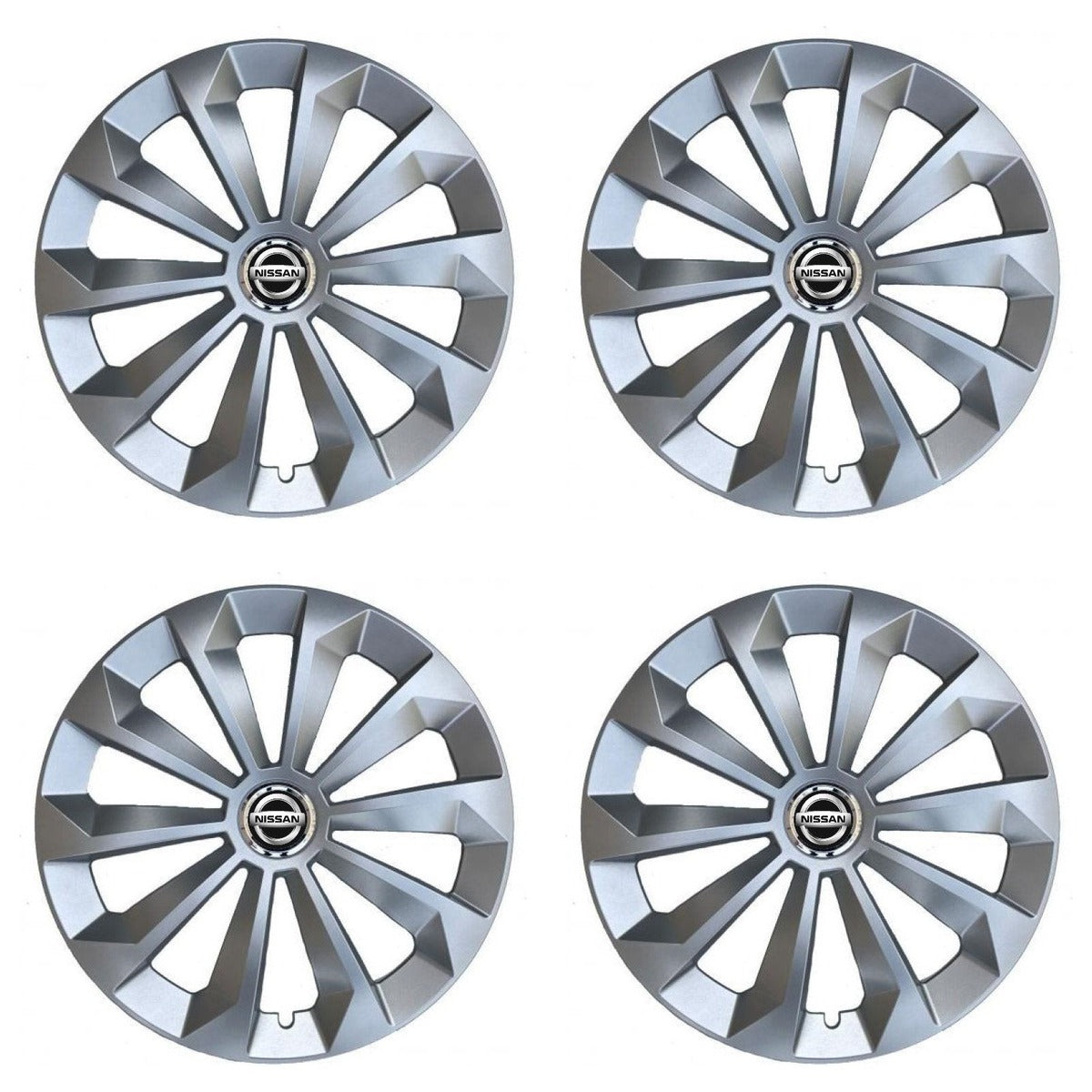 Set 4 Capace Roti 14 inchi (R14) Fame Gri, Compatibile Cu Nissan