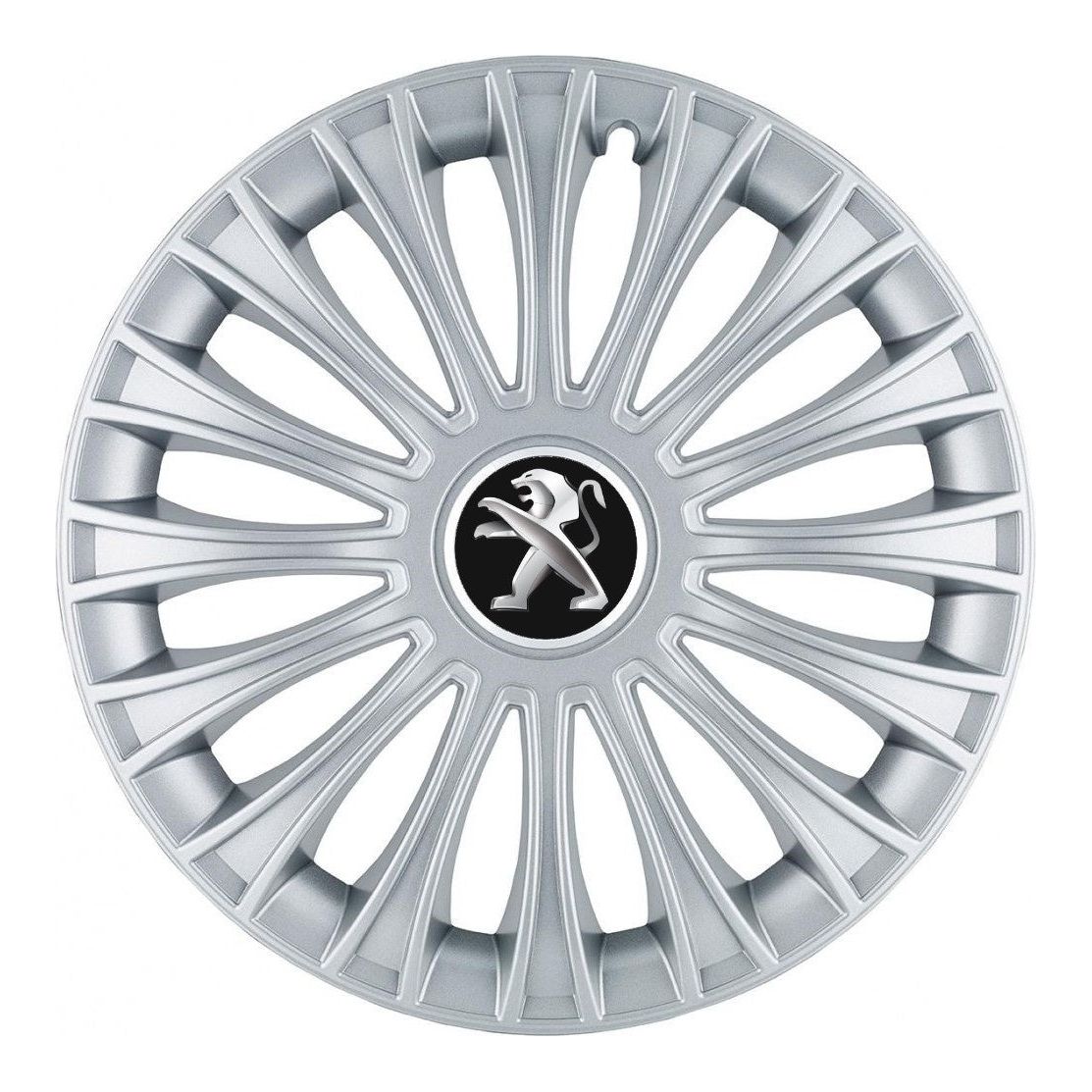 Set 4 Capace Roti, potrivite jantelor de R14, pentru Peugeot, model dino cromat