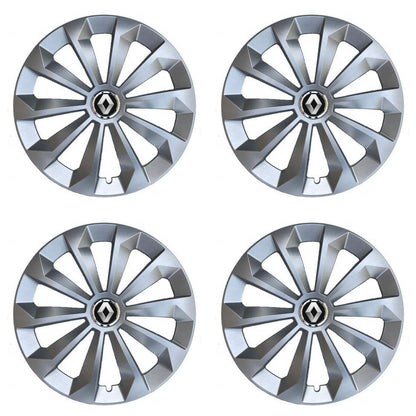 Set 4 Capace Roti 14 inchi (R14) Fame Gri, Compatibile Cu Renault