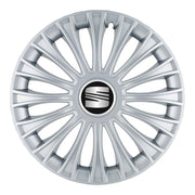 Set 4 Capace Roti, potrivite jantelor de R14, pentru Seat, model dino cromat