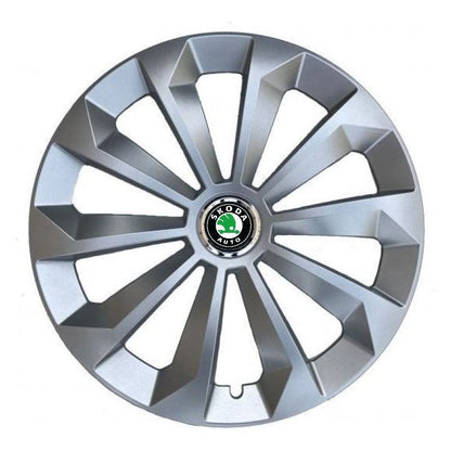 Set 4 Capace Roti 14 inchi (R14) Fame Gri, Compatibile Cu Skoda