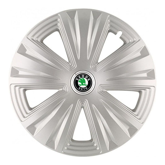 4 darabos dísztárcsa készlet, R14 felnikre alkalmas, Skoda glory szürke modellhez