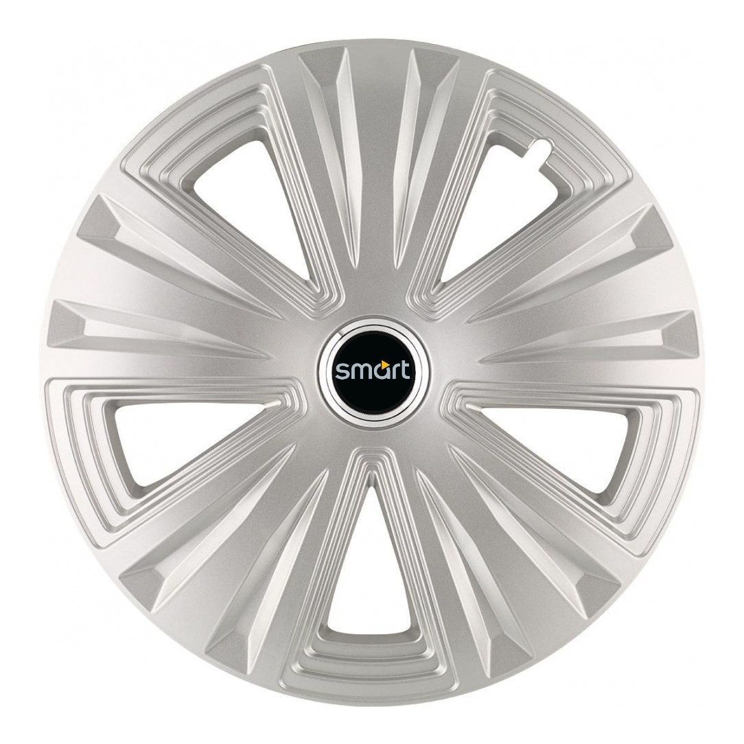 Set 4 Capace Roti, potrivite jantelor de R14, pentru Smart, model glory Gri