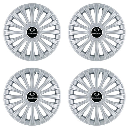 Set 4 Capace Roti, potrivite jantelor de R14, pentru SsangYoung, model dino cromat