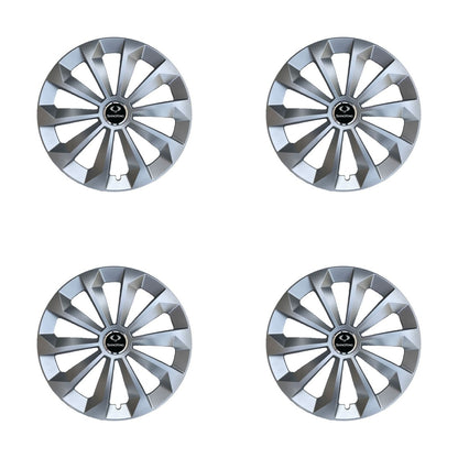 Set 4 Capace Roti 14 inchi (R14) Fame Gri, Compatibile Cu SsangYoung