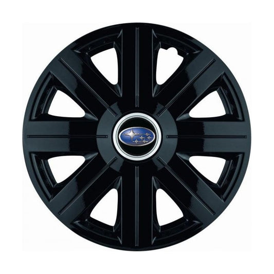 Set 4 Capace Roti, potrivite jantelor de R14, pentru Subaru, model Cosmos Negru