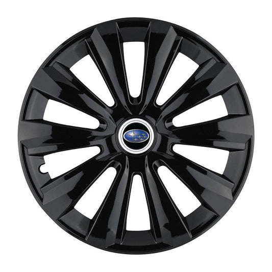 Set 4 Capace Roti, potrivite jantelor de R14, pentru Subaru, model delta negru