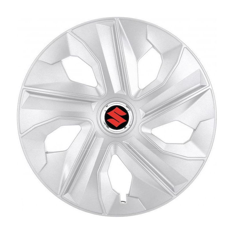 Set 4 Capace Roti, potrivite jantelor de R14, pentru Suzuki, model luna cromat