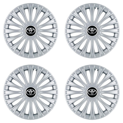 Set 4 Capace Roti, potrivite jantelor de R14, pentru Toyota, model dino cromat