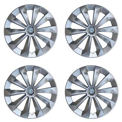 Set 4 Capace Roti 14 inchi (R14) Fame Gri, Compatibile Cu Volkswagen