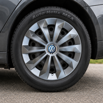 Set 4 Capace Roti 14 inchi (R14) Fame Gri, Compatibile Cu Volkswagen