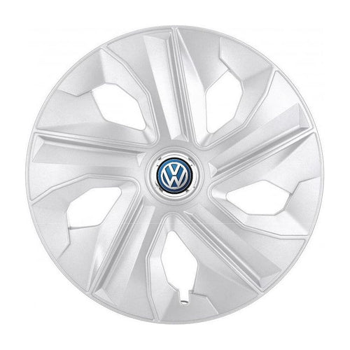 Set 4 Capace Roti, potrivite jantelor de R14, pentru Volkswagen, model luna cromat