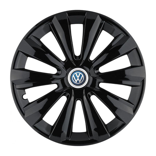 Set 4 Capace Roti, potrivite jantelor de R14, pentru Volkswagen, model delta negru