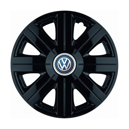 Set 4 Capace Roti, potrivite jantelor de R14, pentru Volkswagen, model Cosmos Negru
