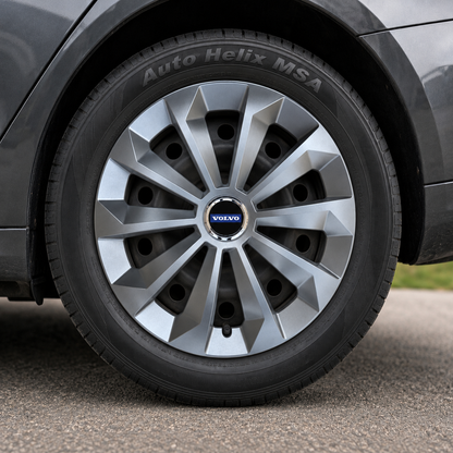 Set 4 Capace Roti 14 inchi (R14) Fame Gri, Compatibile Cu Volvo