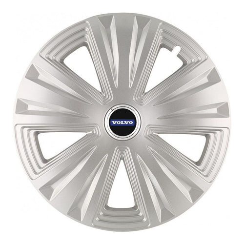 Set 4 Capace Roti, potrivite jantelor de R14, pentru Volvo, model glory Gri