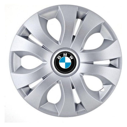 Комплект 4 таса, подходящи за джанти R15, съвместими с BMW, модел топ хром