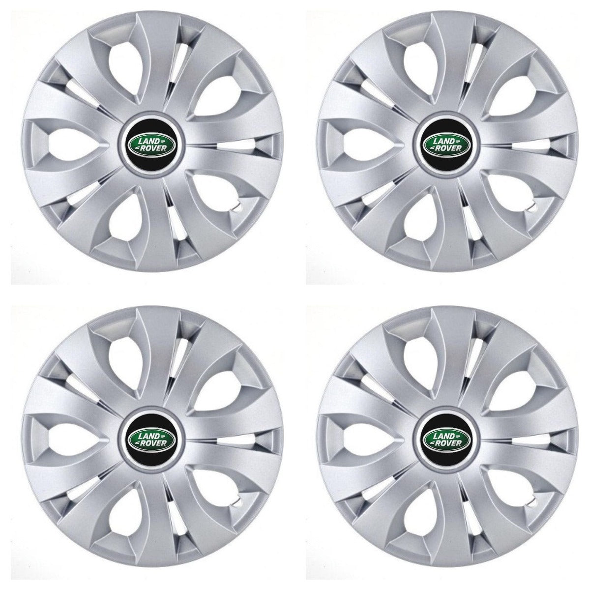 Set 4 Capace Roti, potrivite jantelor de R15, Compatibil Cu Land Rover, model top crom