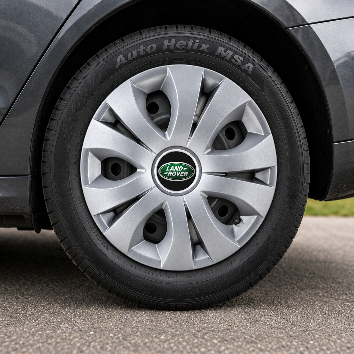 Set 4 Capace Roti, potrivite jantelor de R15, Compatibil Cu Land Rover, model top crom