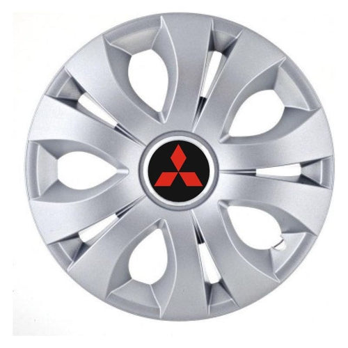 Set 4 Capace Roti, potrivite jantelor de R15, Compatibil Cu Mitsubishi, model top crom