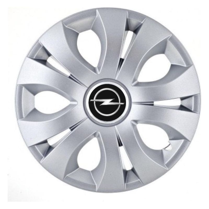 Set 4 Capace Roti, potrivite jantelor de R15, Compatibil Cu Opel, model top crom