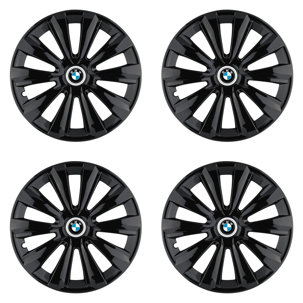 Set 4 Capace Roti, potrivite jantelor de R15, pentru BMW, model delta negru