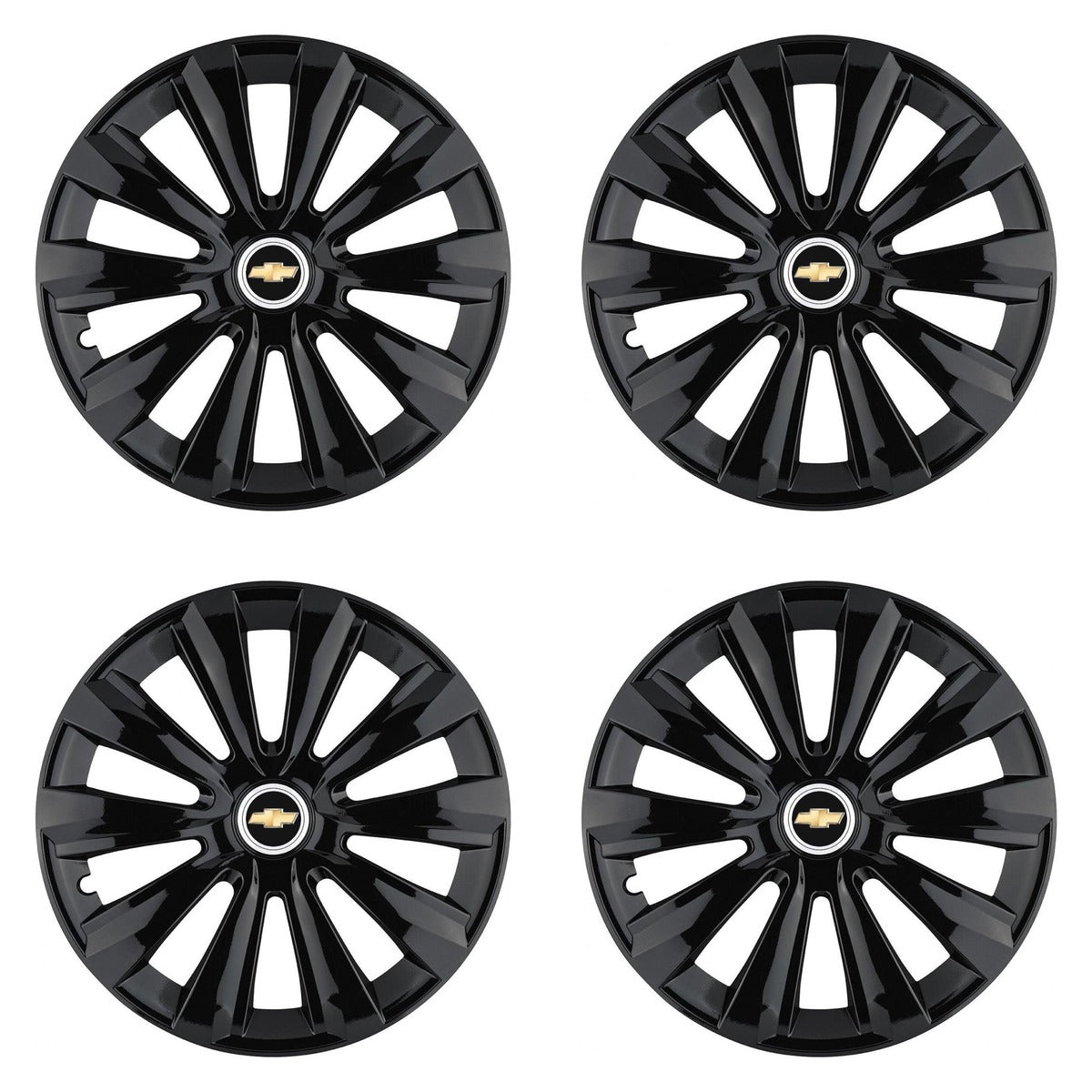 Set 4 Capace Roti, potrivite jantelor de R15, pentru Chevrolet, model delta negru