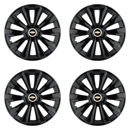 Set 4 Capace Roti, potrivite jantelor de R15, pentru Chevrolet, model delta negru