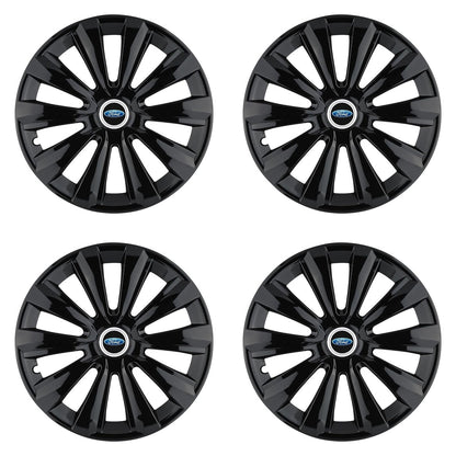 Set 4 Capace Roti, potrivite jantelor de R15, pentru Ford, model delta negru