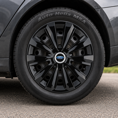 Set 4 Capace Roti, potrivite jantelor de R15, pentru Ford, model delta negru