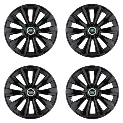 Set 4 Capace Roti, potrivite jantelor de R15, pentru Land Rover, model delta negru