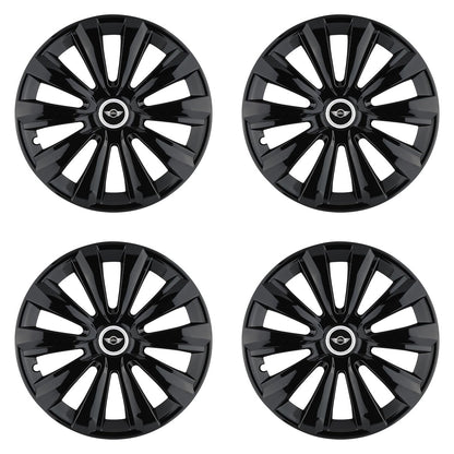 Set 4 Capace Roti, potrivite jantelor de R15, pentru Mini, model delta negru
