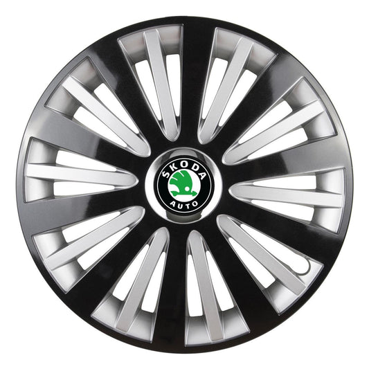 Комплект 4 таса, подходящи за джанти R15, за Skoda, модел falcon dual
