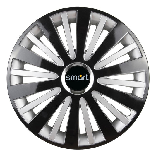 Комплект 4 таса, подходящи за 15-цолови джанти, за Smart, модел Falcon Dual