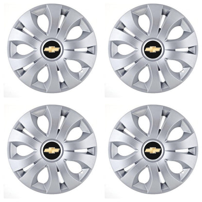 Set 4 Capace Roti, potrivite jantelor de R16, Compatibil Cu Chevrolet, model top crom