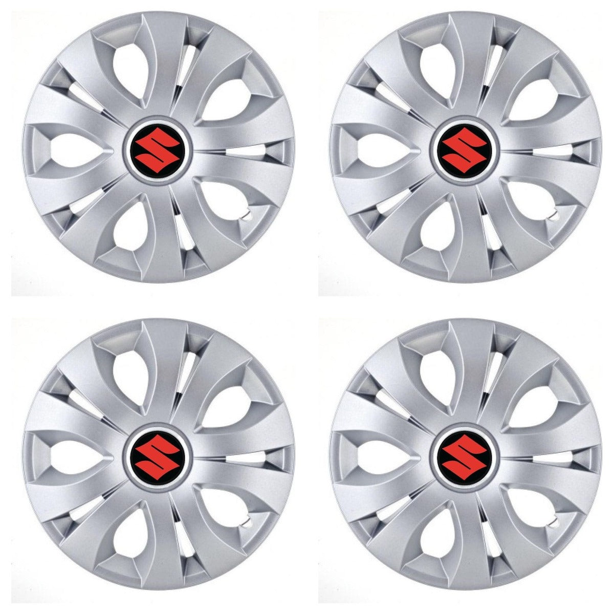 Set 4 Capace Roti, potrivite jantelor de R16, Compatibil Cu Suzuki, model top crom