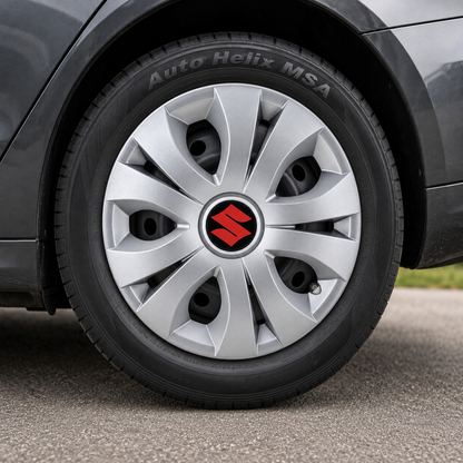 Set 4 Capace Roti, potrivite jantelor de R16, Compatibil Cu Suzuki, model top crom