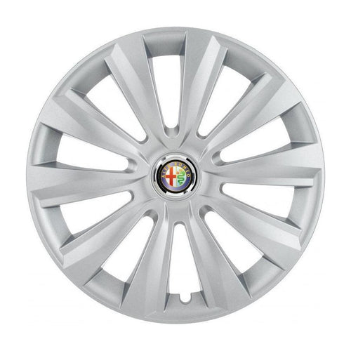 4 darabos dísztárcsa készlet, R16 felnikre alkalmas, Alfa Romeo delta króm modellhez