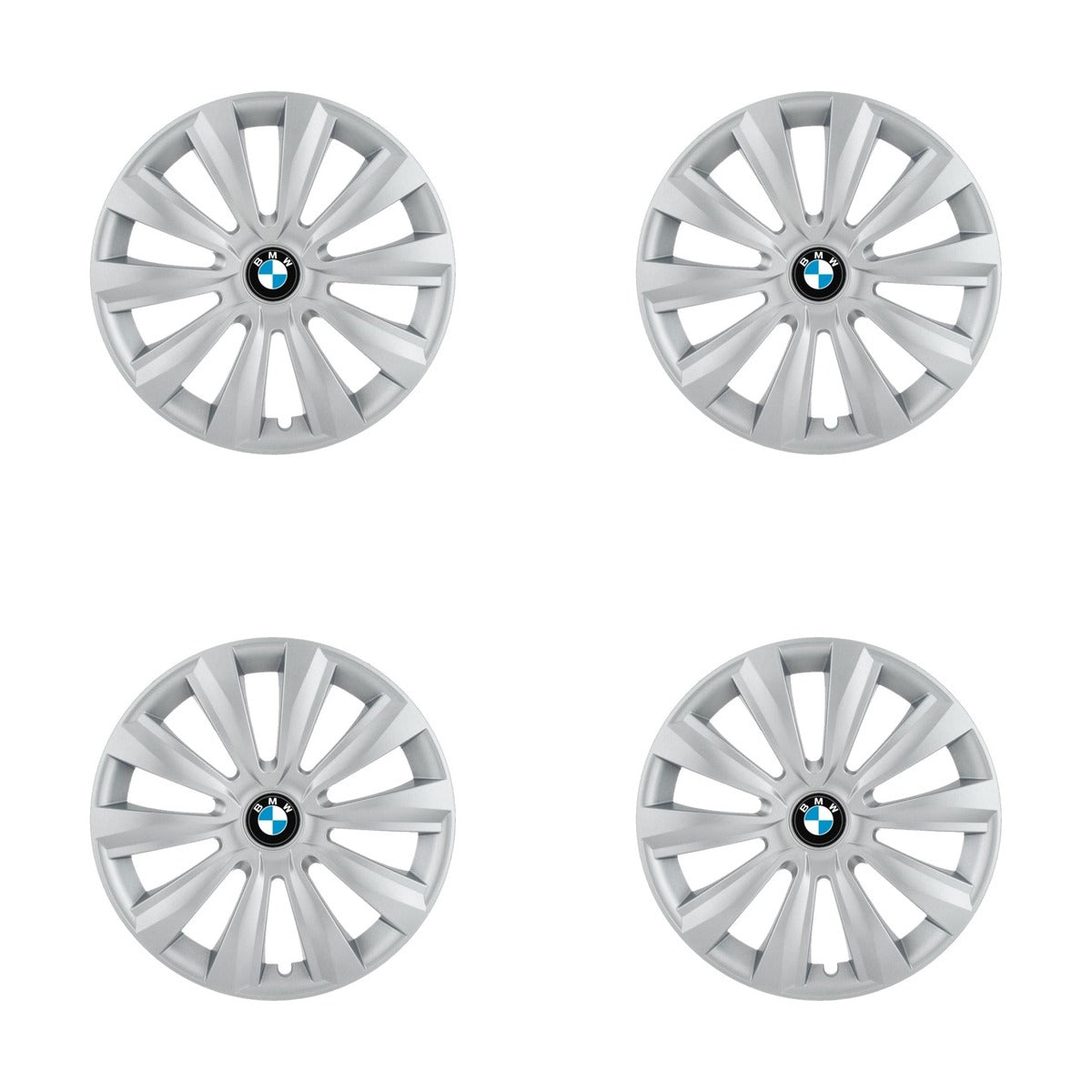 Set 4 Capace Roti, potrivite jantelor de R16, pentru BMW, model delta cromat