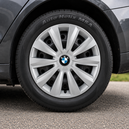 Set 4 Capace Roti, potrivite jantelor de R16, pentru BMW, model delta cromat