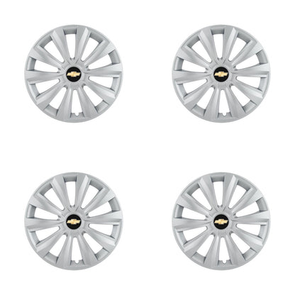 Set 4 Capace Roti, potrivite jantelor de R16, pentru Chevrolet, model delta cromat