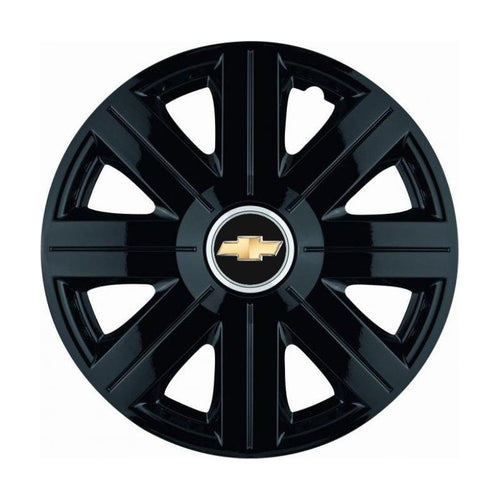 Set 4 Capace Roti, potrivite jantelor de R16, pentru Chevrolet, model Cosmos Negru